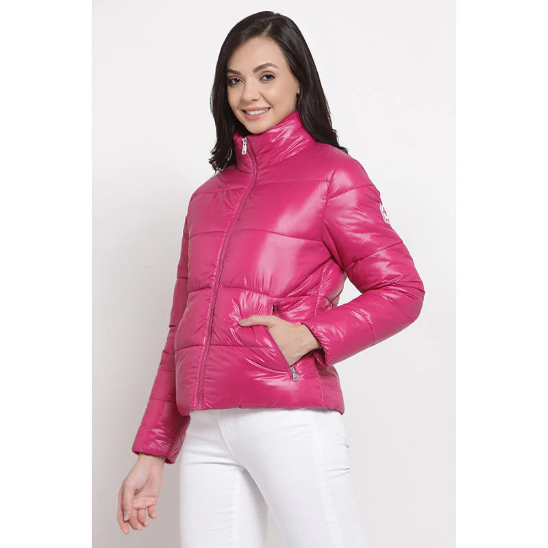 Puffer Jacket For Women Lightweight Quilted Winter Jacket with High Neck