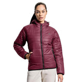 Puffer Jacket For Women Lightweight Quilted Winter Jacket with High Neck