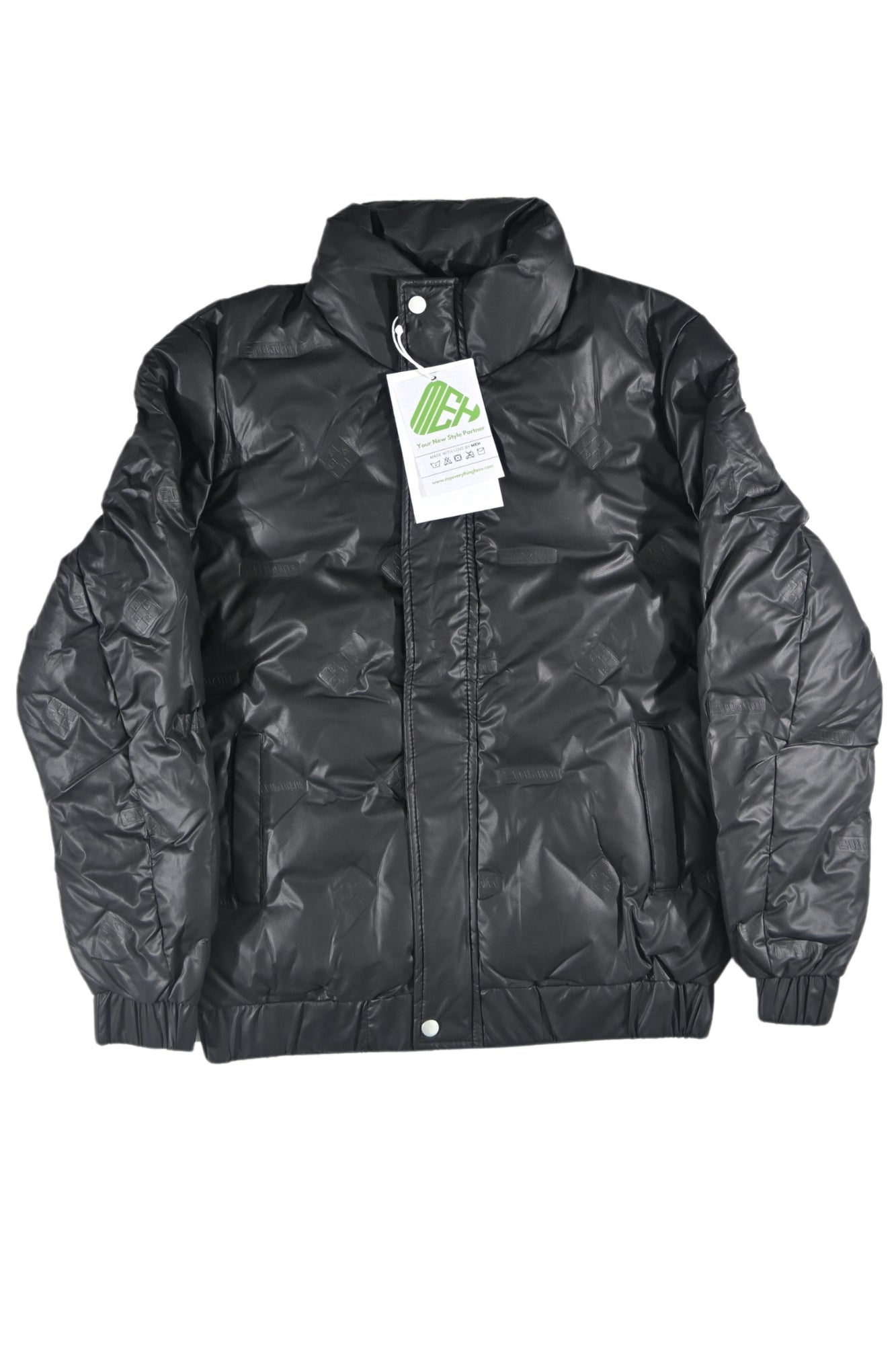 MEH Stylish Branded Puffer Jacket for Men - Latest Winter Wear Cotton Design